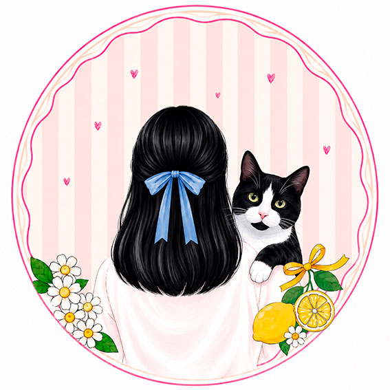 Porte-clés personnalisé femme et chat – Cat Mom
