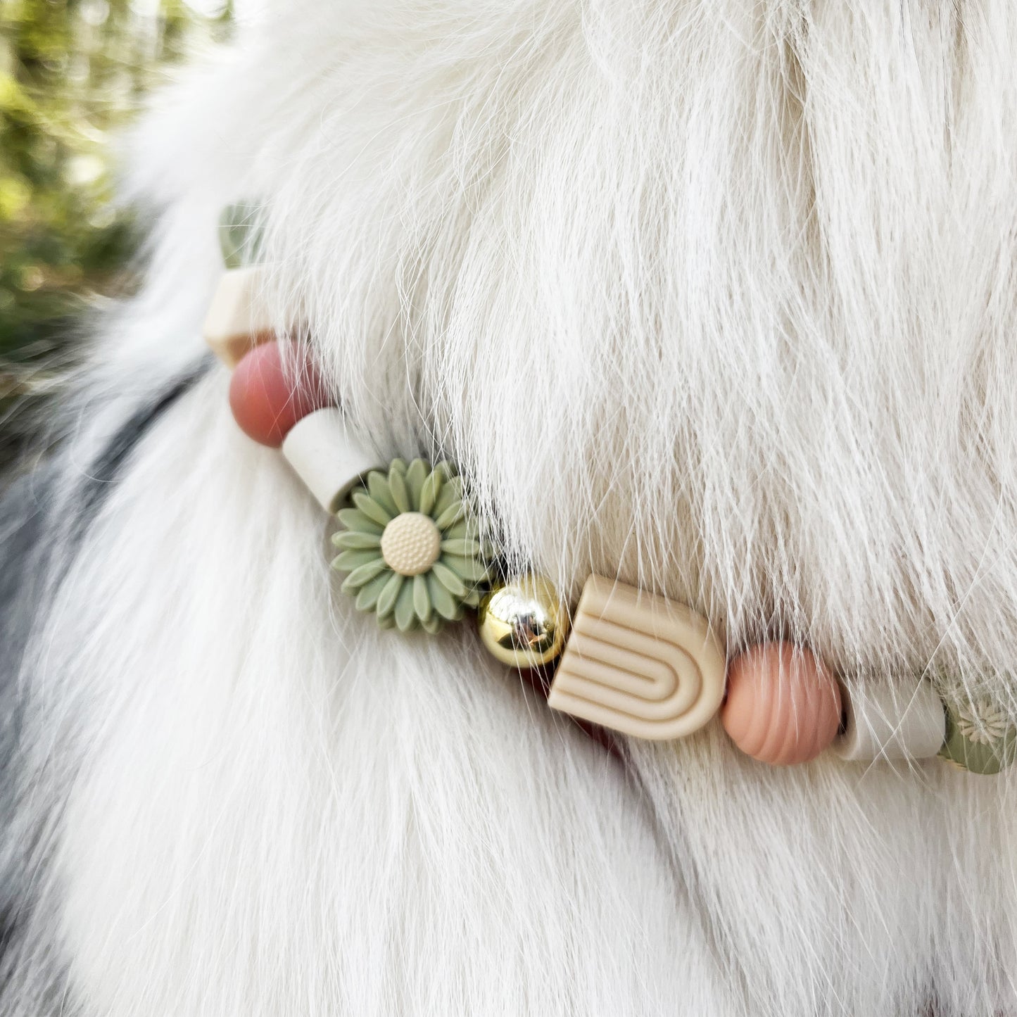 Collier antiparasite naturel pour chien Rosée