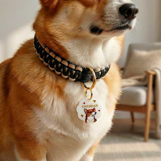 Médaille chien personnalisée – Portrait de race illustré